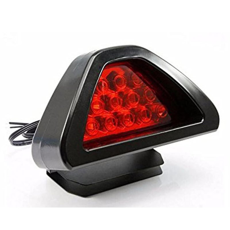 Ramanta EASY1753RBL Rear Brake Light Flashing 12 LED Brake Flassing/Strobe Trangle Back/Tail Light Inbuild Flasher Compatible Only with Car/Motorbike Bike (Red, 12V DC, 1 PC) - Image 5