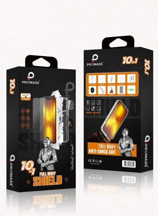 PROMASS The strongest package - full protection package for iPhone 13 (10 in 1) - Image 1