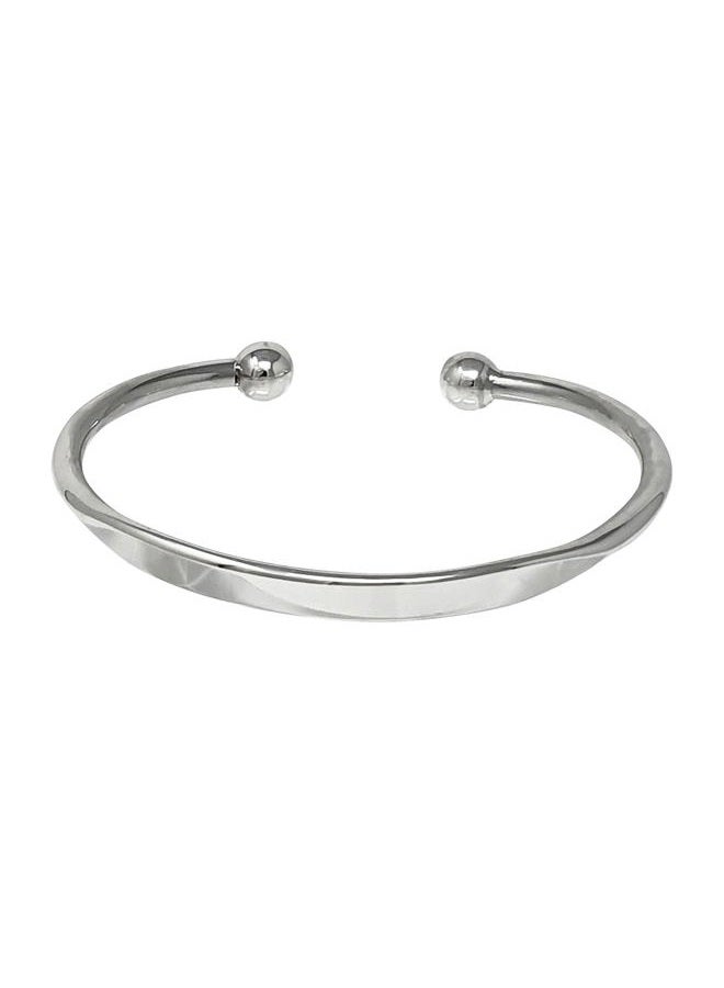 Treasure Bay سوار تورك للرجال من VN Jewelry TreasureBay مصنوع من فضة ستيرلنج 925 الصلبة - بسيط للرجال - Image 1