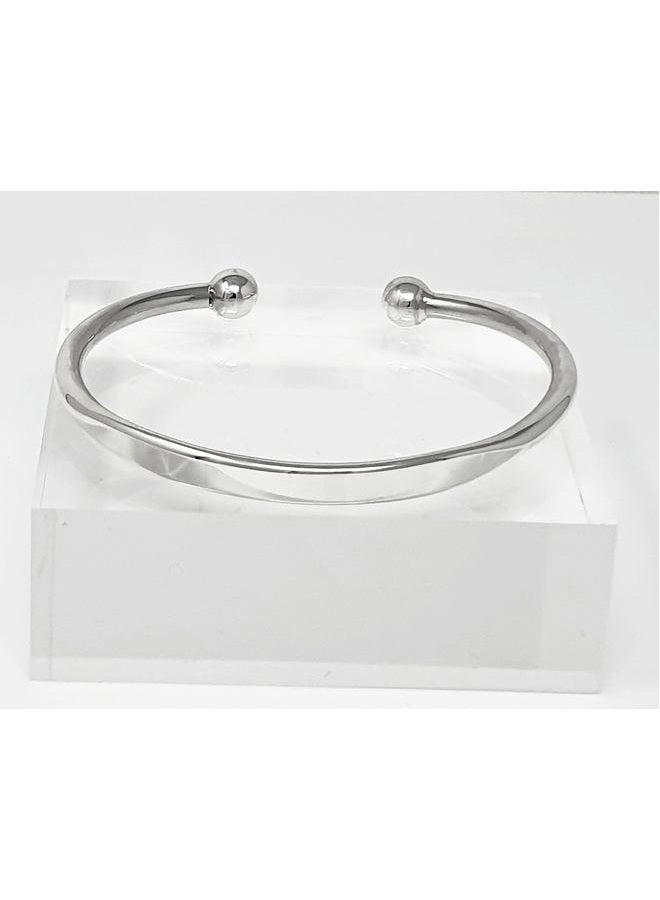 Treasure Bay سوار تورك للرجال من VN Jewelry TreasureBay مصنوع من فضة ستيرلنج 925 الصلبة - بسيط للرجال - Image 3
