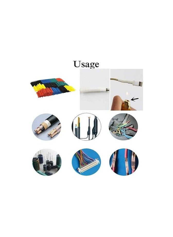 Other 164 Pcs Heat Shrink Tubing Set Electrical Insulated Sleeving assorted Heat Shrink Wrap Wire Cable Tubing - Image 2