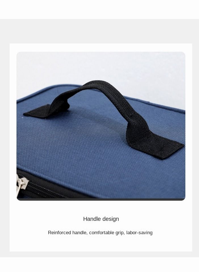 Insulated Lunch Bag - Large Capacity - Leakproof Cooler Bag with Adjustable Shoulder Strap - Reusable Lunch Box for Student, Men, Women, Outdoor, Office, Picnic