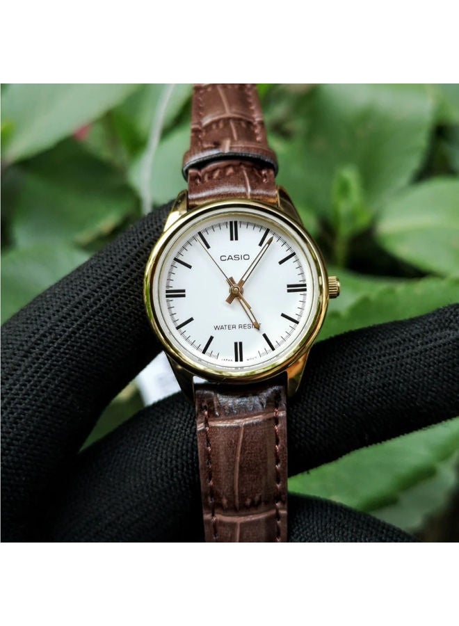 CASIO ساعة جلدية تناظرية LTP-V005GL-7AUDF - Image 4