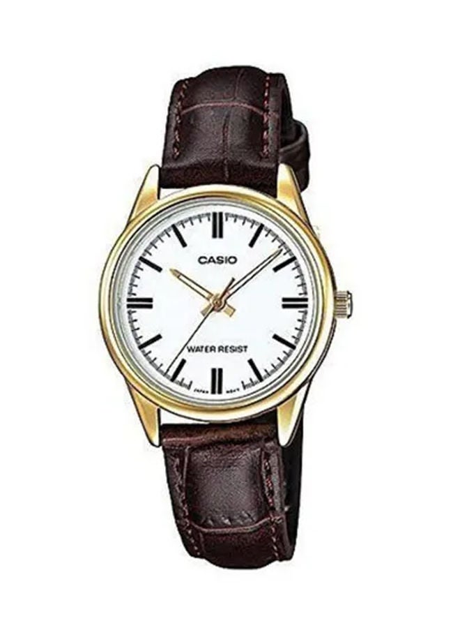 CASIO ساعة جلدية تناظرية LTP-V005GL-7AUDF - Image 1