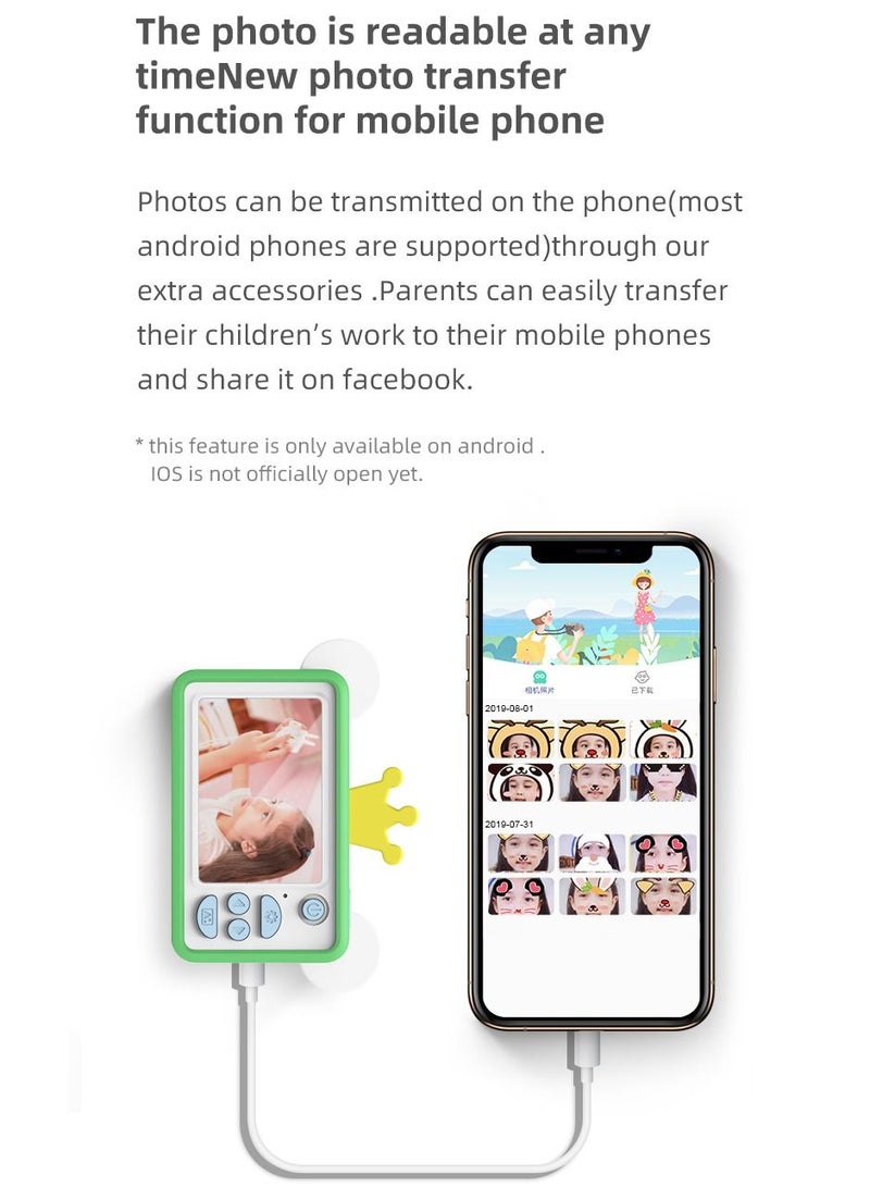 GULFLINK Kids Toy Digital Camera for Child Boys Girls Pink - Image 4