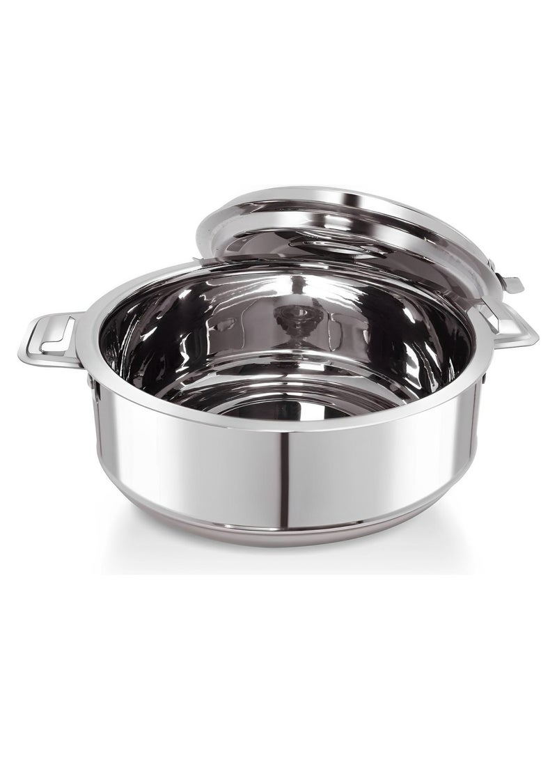 National 1000ML Stainless Steel Hotpot Casserole Dish in Silver with Tight Locking Lid Insulated Food Warmer Serving Bowl for Dinner Parties Picnics and Camping - Image 3