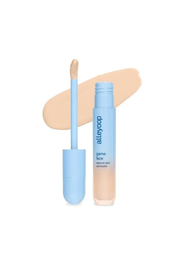 ALLEYOOP Alleyoop Game Face Concealer Makeup, Lightweight to Medium Buildable Coverage Under Eye Concealer, For Blemishes, Crease-proof and Hydrating with Aloe Stem Cell, Smooth Second Skin Finish - Standout  - Image 1