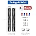 AIWEILUCK 2 Pack Cornhole Scoreboards Black Magnetic Decal with Score Keepers for Corn Hole Boards Scoreboard for Cornhole Game Easy to Install Keep Track of The Score - Image 3