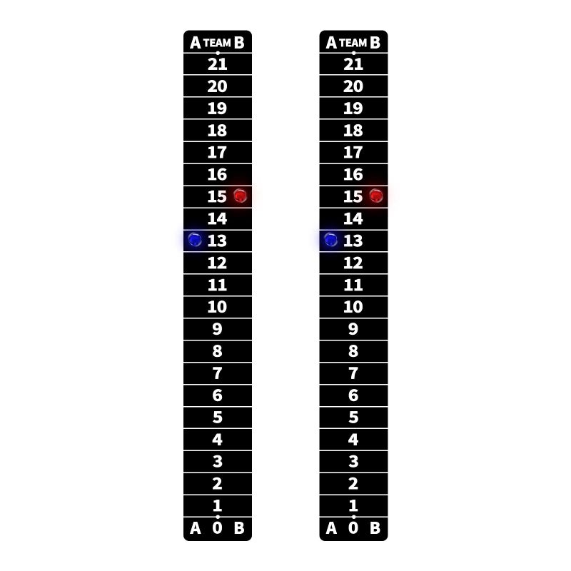 AIWEILUCK 2 Pack Cornhole Scoreboards Black Magnetic Decal with Score Keepers for Corn Hole Boards Scoreboard for Cornhole Game Easy to Install Keep Track of The Score - Image 4