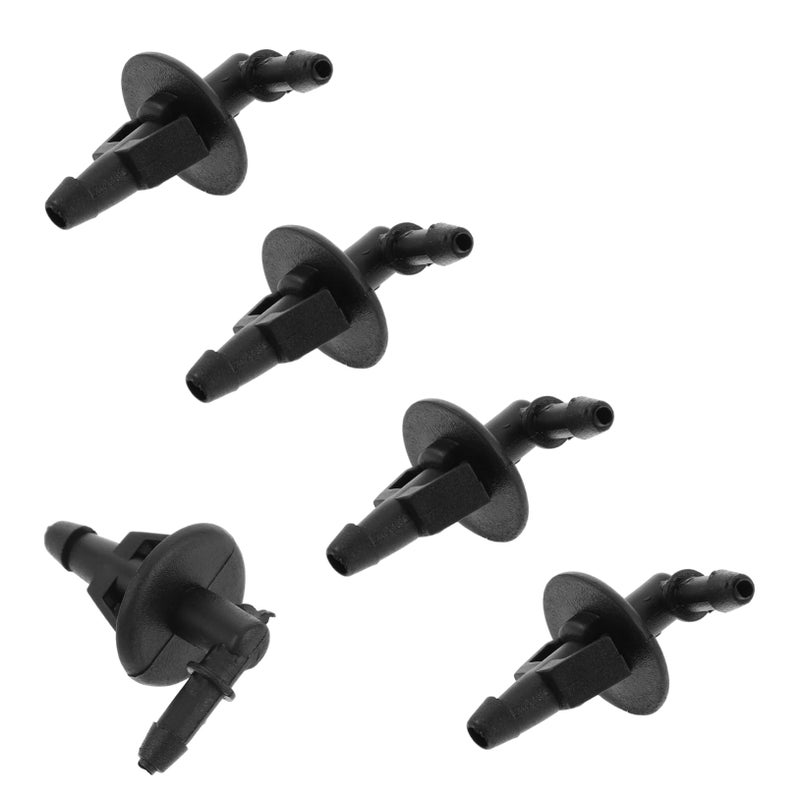 Plastic Windshield Washer Hose Connector 5pcs Kit Quick Install 4mm 6mm Adapters - Image 2