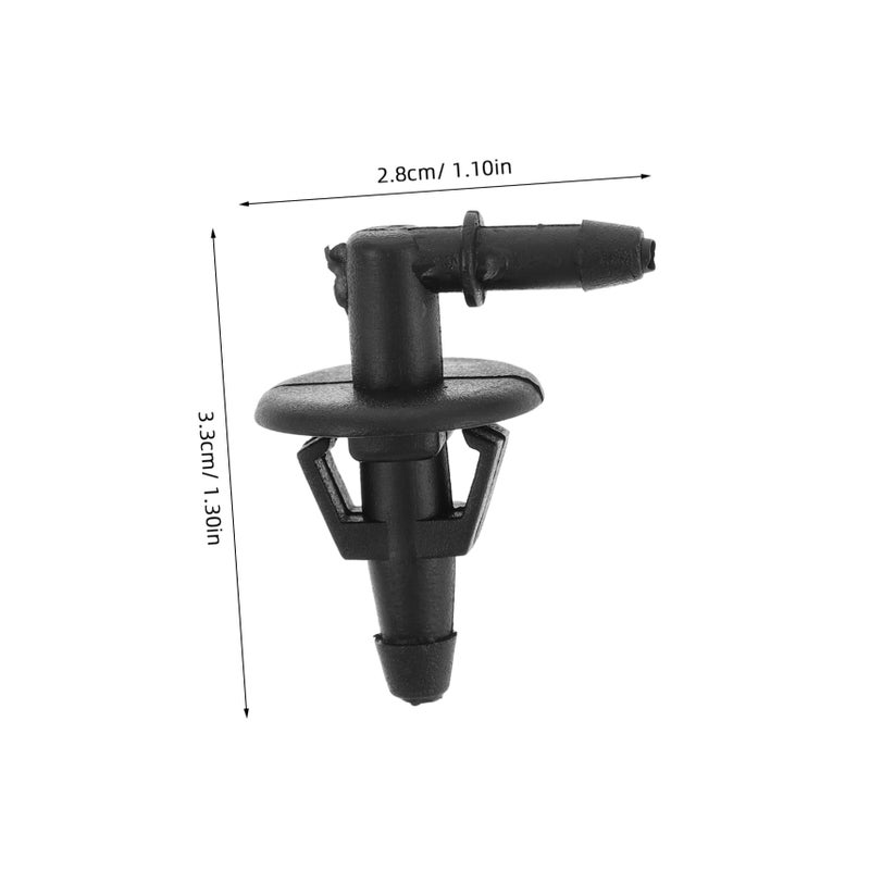 Plastic Windshield Washer Hose Connector 5pcs Kit Quick Install 4mm 6mm Adapters - Image 3
