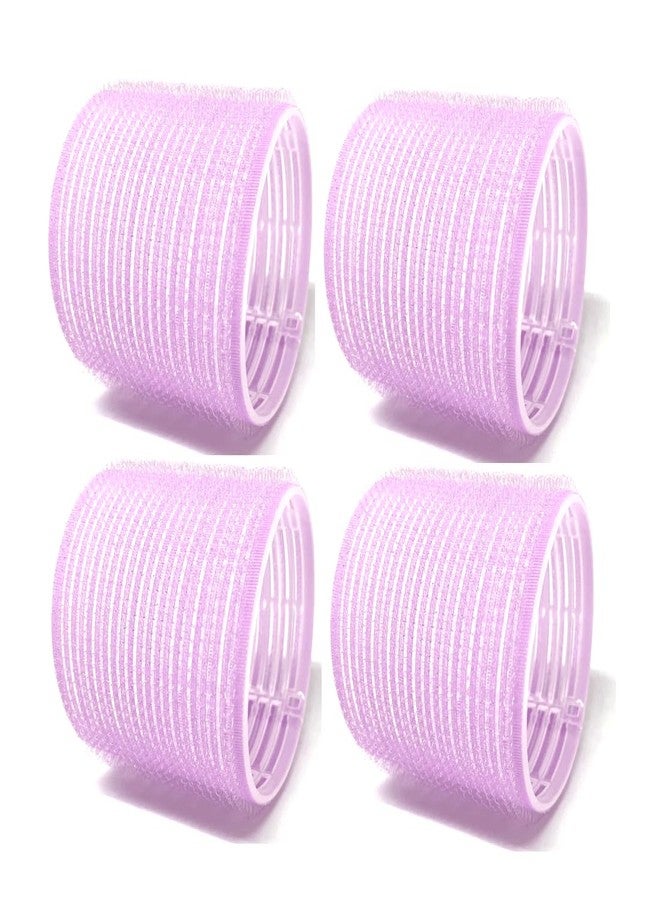 THE UM24 X-Large Self-Stick Hair Grip Curlers Rollers - 4 Pack - Image 1