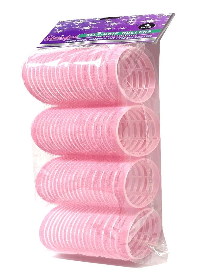 THE UM24 X-Large Self-Stick Hair Grip Curlers Rollers - 4 Pack - Image 3