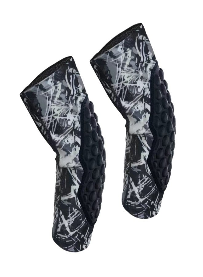 Topeter Protective Knee Pads 1 Pair Basketball Crashproof Antislip Knee Sleeve, 1 Pair (Grey XL) - Image 1