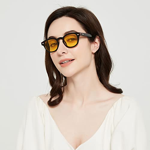 Gtand Unisex Vintage Retro Round Style Tinted Sunglasses For Men Women Fashion Circle Sun Glasses 46mm - Image 2
