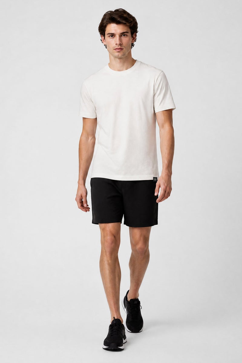 Gaiam Men Slim Fit Short Sleeve Training T-Shirt, White - Image 5