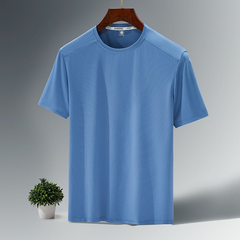 Short-sleeved T-shirt men's summer thin breathable short-sleeved Korean style trendy loose casual all-matching men's top - Image 3