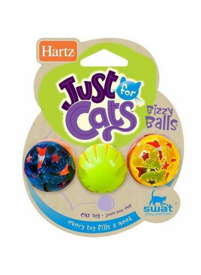 Hartz Just for Cats Bizzy Balls Cat Toy for all breed sizes