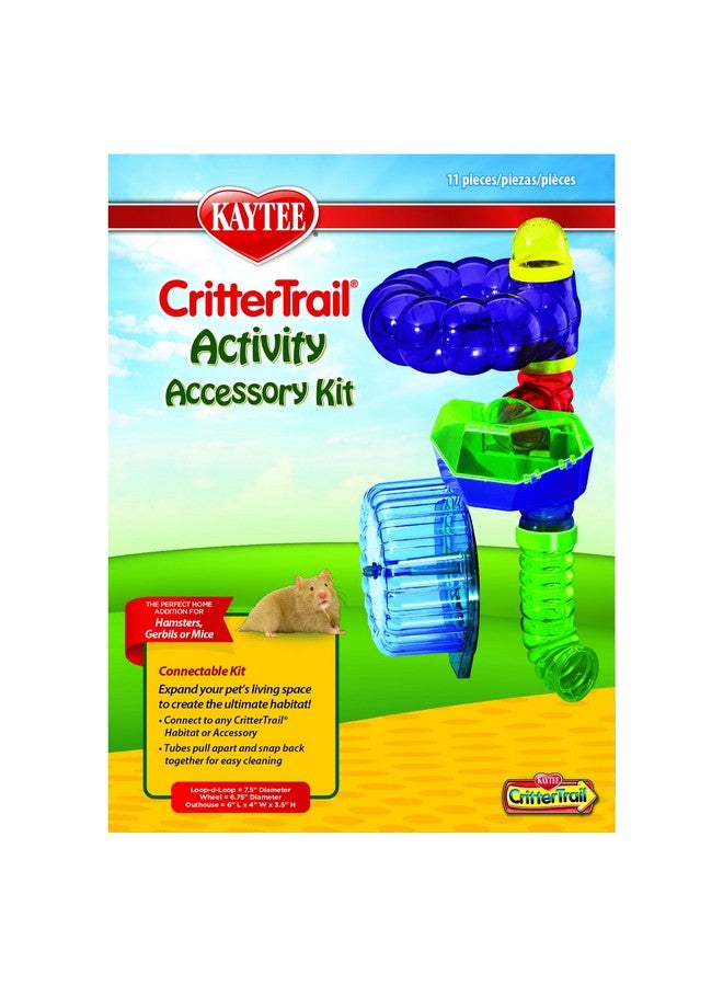 كايتي مجموعة ملحقات أنشطة Kaytee CritterTrail Fun-Colour أنابيب موائل الحيوانات الصغيرة - Image 1
