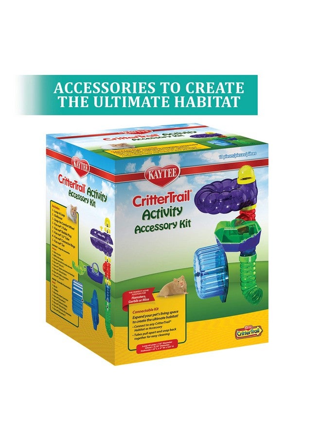 كايتي مجموعة ملحقات أنشطة Kaytee CritterTrail Fun-Colour أنابيب موائل الحيوانات الصغيرة - Image 2