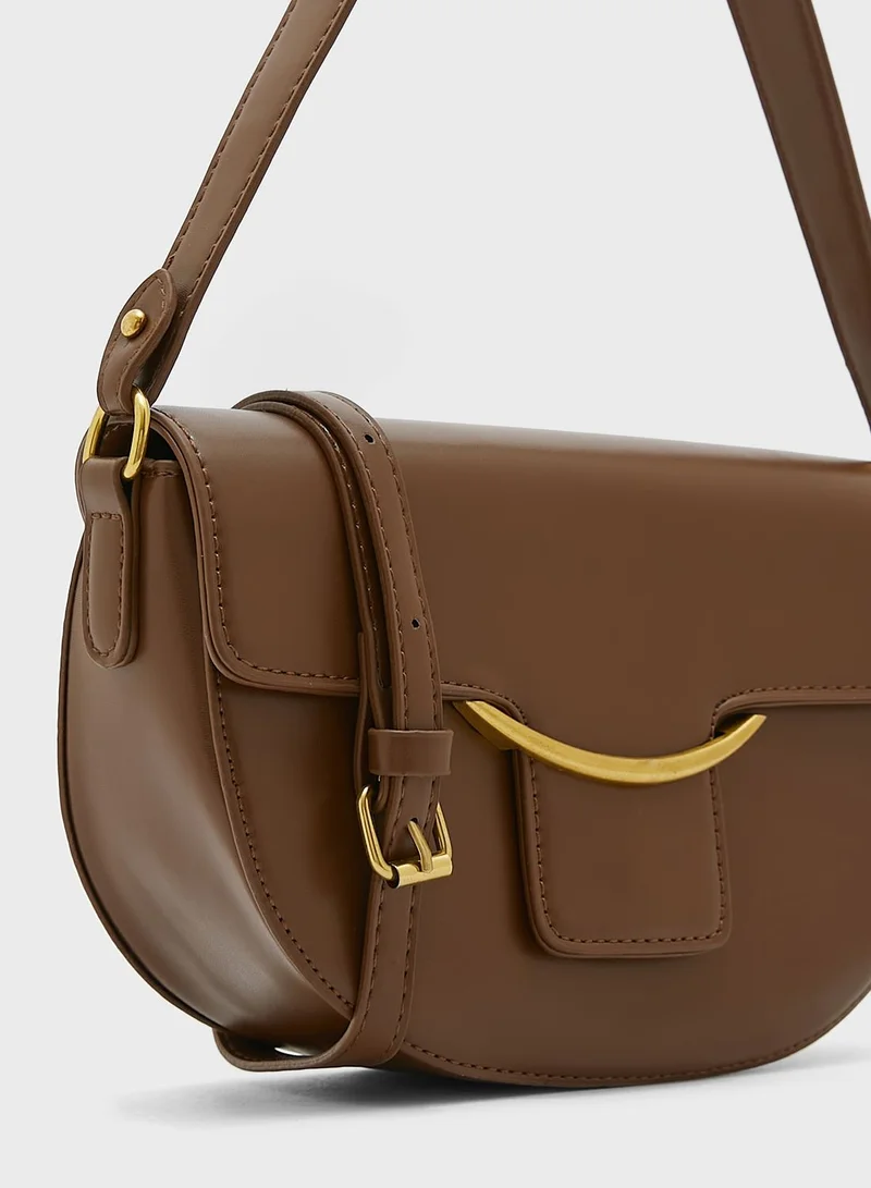 ELLA Minimal Handbag With Long And Short Straps