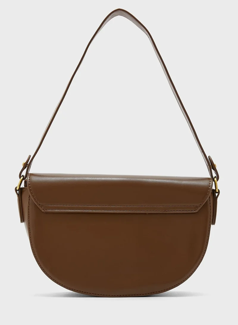 ELLA Minimal Handbag With Long And Short Straps