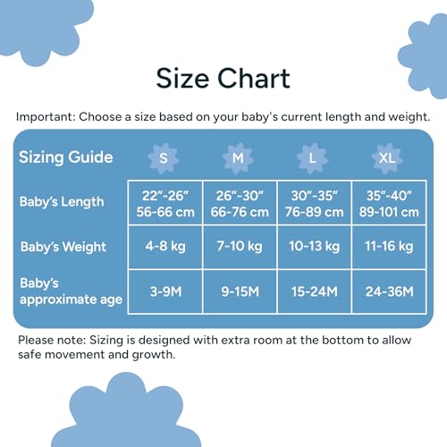 NINTARABABY 0.5 TOG Sleep Sack - Premium Organic Cotton, Lightweight Wearable Blanket for Newborns, Infants & Toddlers (24-36 Months), Unisex Baby Sleeping Bag, Gifts for Babies - Image 3