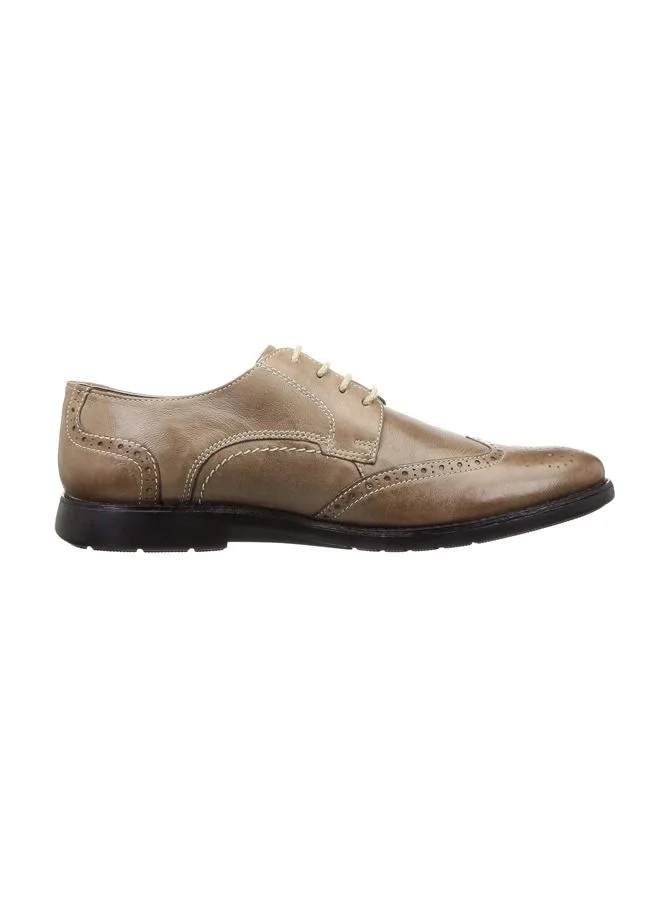 RUOSH Mens Oxford Derby Lace up Comfort Leather Work Office Formal Occasion Party Wear Premium Shoes