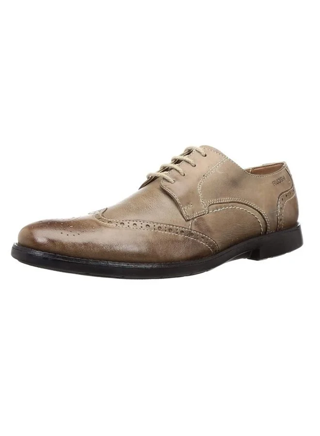 RUOSH Mens Oxford Derby Lace up Comfort Leather Work Office Formal Occasion Party Wear Premium Shoes