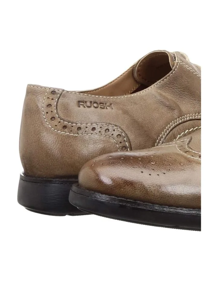 RUOSH Mens Oxford Derby Lace up Comfort Leather Work Office Formal Occasion Party Wear Premium Shoes
