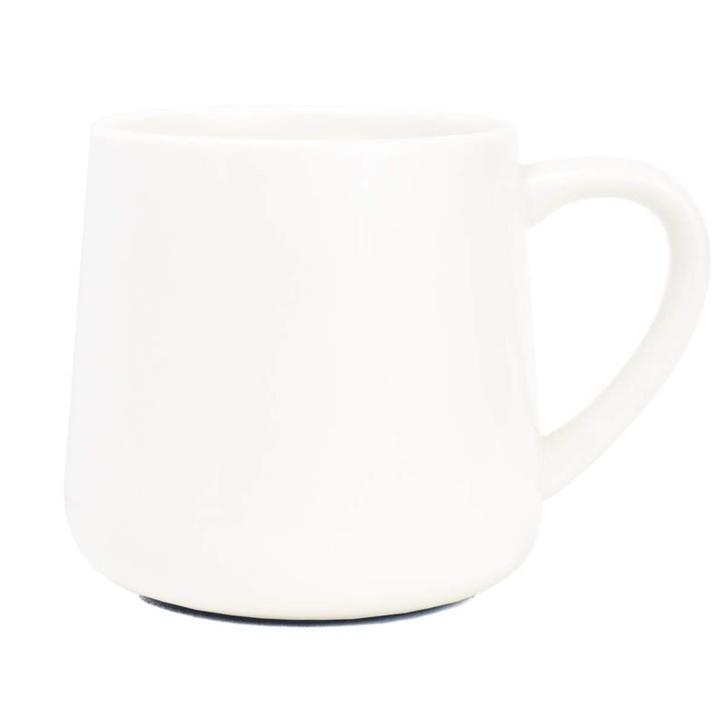 Bosmarlin Large Glossy Ceramic Coffee Mug White Tea Cup for Office and Home 18 oz Suitable for Dishwasher and Microwave 1 Pack White