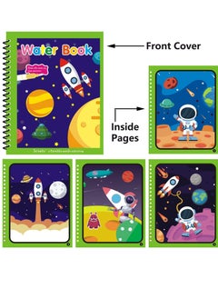 KASTWAVE Water Coloring Book-4Packs- for Toddler2-4Years-Mess Free Coloring Book-Books for 3 Year Olds-Reusable Coloring Book -Gift for Toddlers-Water Painting-Wow Book  - Image 5