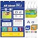 Meetory Alphabet Learning Pocket Chart Alphabet Wall Chart ABC Flash Cards Learning Material Handwriting Practice Letter Tracing Homeschool Preschool Kindergarten Learning Activities Must Haves - Image 3