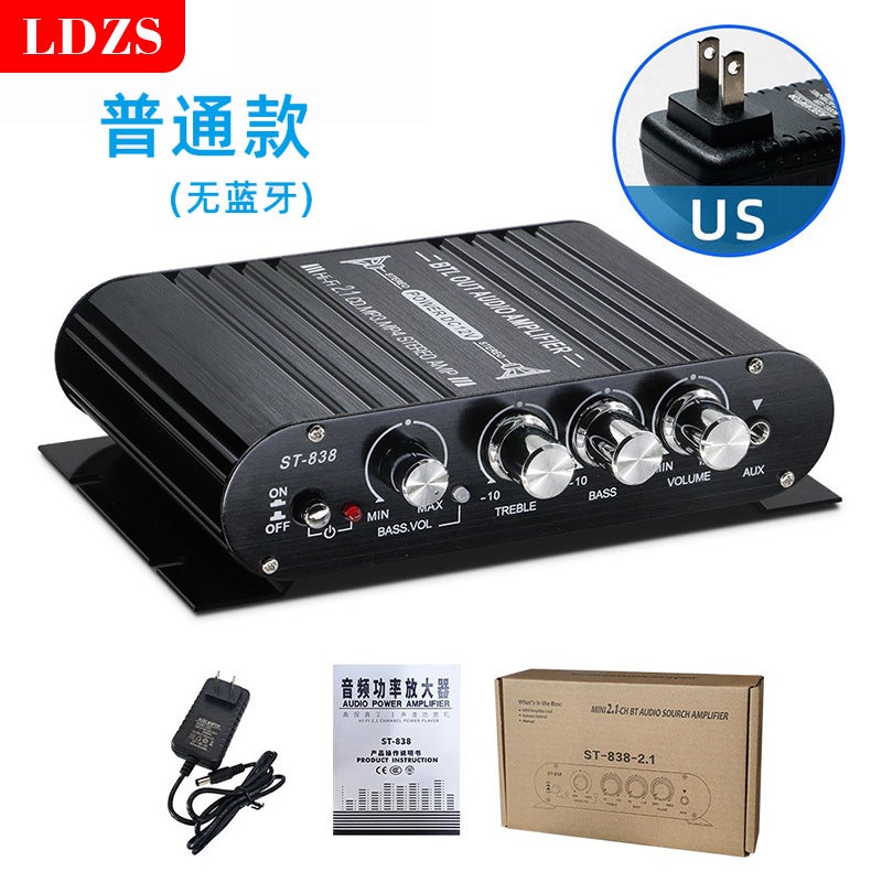 New Mini Small Power Amplifier Home Car Multi-Function Speaker Professional Fever 12V Car Power Amplifier Audio - Image 1