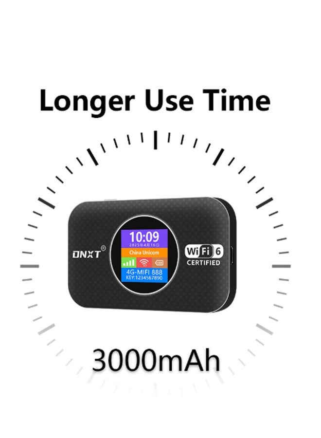 DN 4G/5G Router LTE Wi-Fi Hotspot Device Pocket-sized Portable/Mobile Travel-Friendly/Plug-and-Play (Black) - Image 3