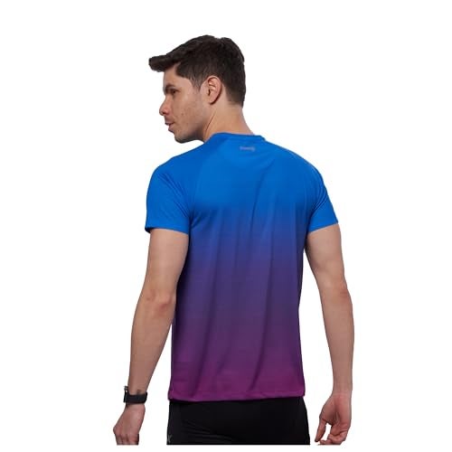 DOMIN8 Men's Regular Fit T-Shirt (DOM8-AW-M-TS-10-S_Blue & Purple - Image 4