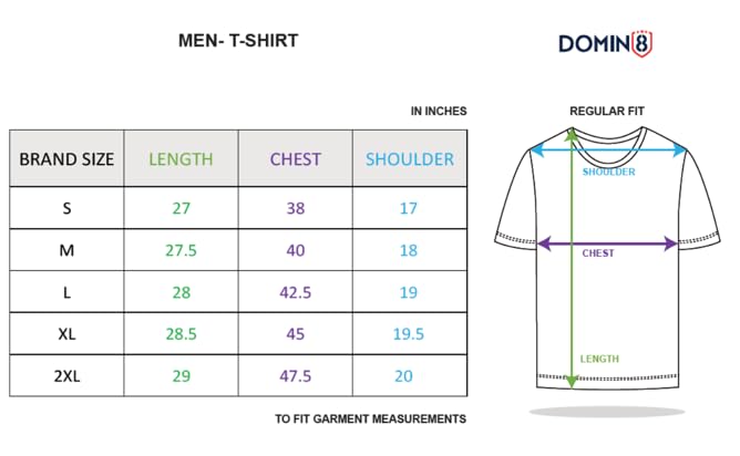 DOMIN8 Men's Regular Fit T-Shirt (DOM8-AW-M-TS-10-S_Blue & Purple - Image 5