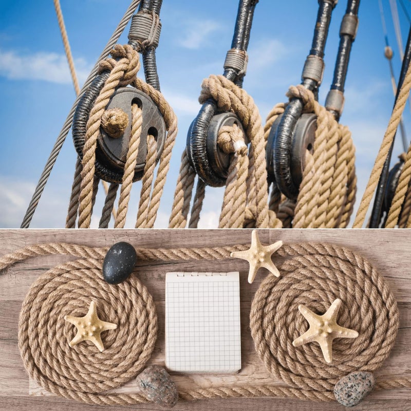 IlikeEC Jute Rope 14mm, 164 Feet 8.5lb Thick Garden Jute Twine String for DIY Cat Scratcher, Gardening, Bundling and Wall Hanging Craft Decorative (Brown) - Image 5
