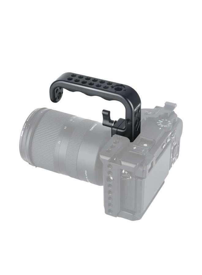 NICEYRIG Quick Release DSLR NATO Handle, Ergonomic Top Grip with 1/4'' 3/8'' ARRI Thread, Applicable for Kinefinity Red Cinema Cameras - 393 - Image 2