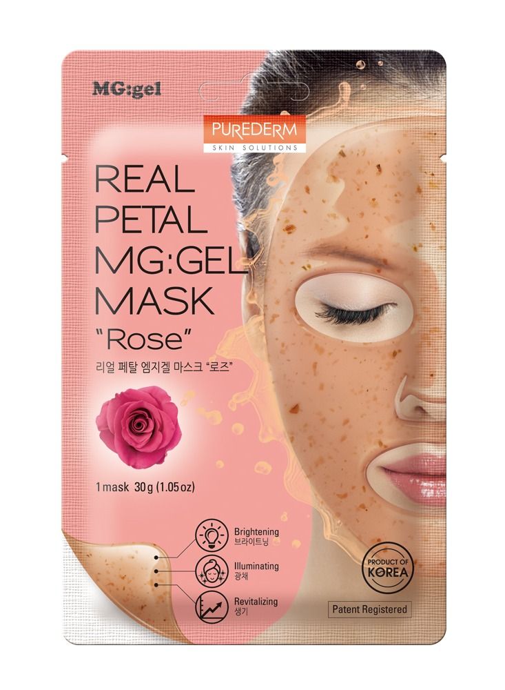 بيور ديرم Real Petal MG Rose Gel Mask