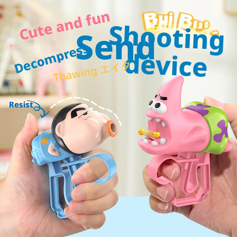 Mini Finger Blaster Carrot Launch Toy Gun - Image 1