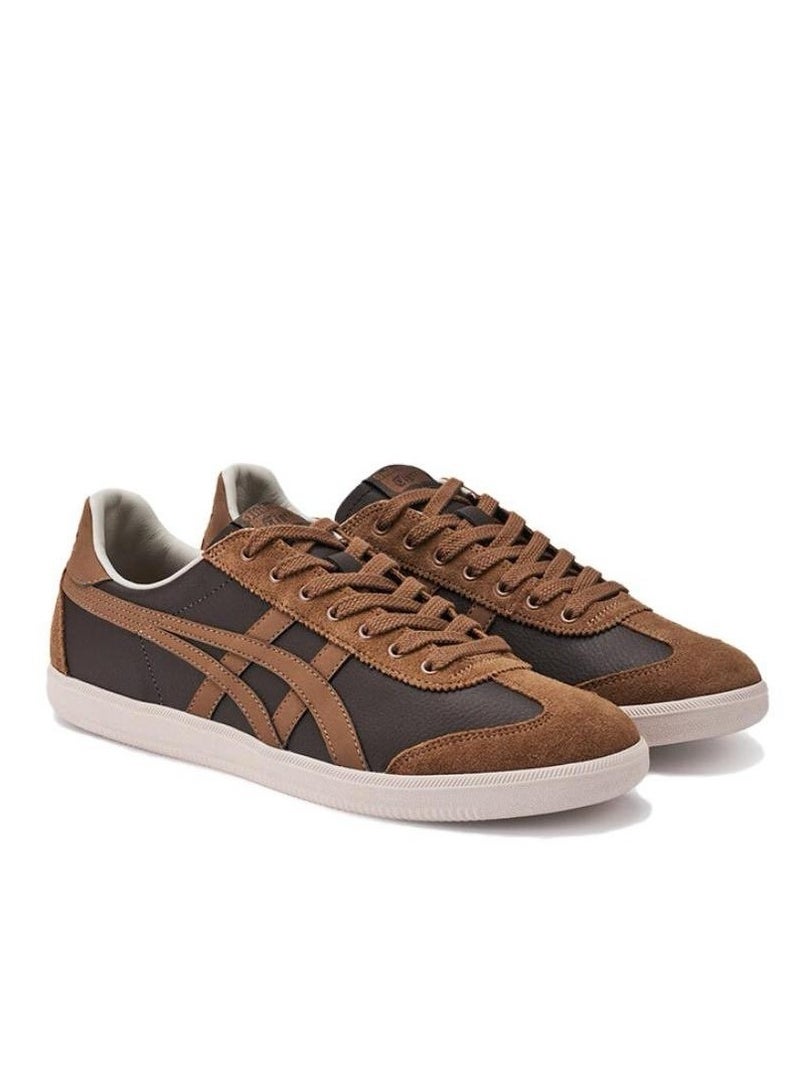 Onitsuka Tiger Tokuten Casual Colorblock Sneakers Khaki Dark Brown - Image 2