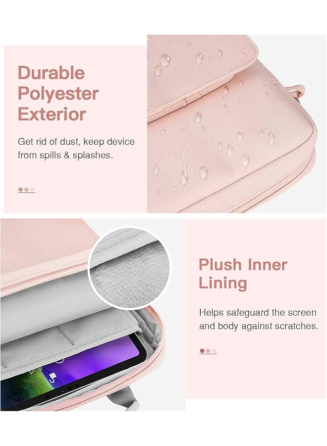erorex Crossbody Bag For Tablets Fits 11-13 Inch Laptop Bag Lightweight And Portable Ipad Sling Bag For Convenient Carry Pink 11 Inch  - Image 4