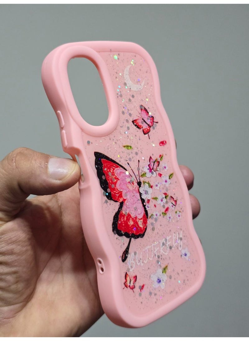 Butterfly Print Back Cover Compatible With Phone Xiaomi Redmi 9T - Image 2