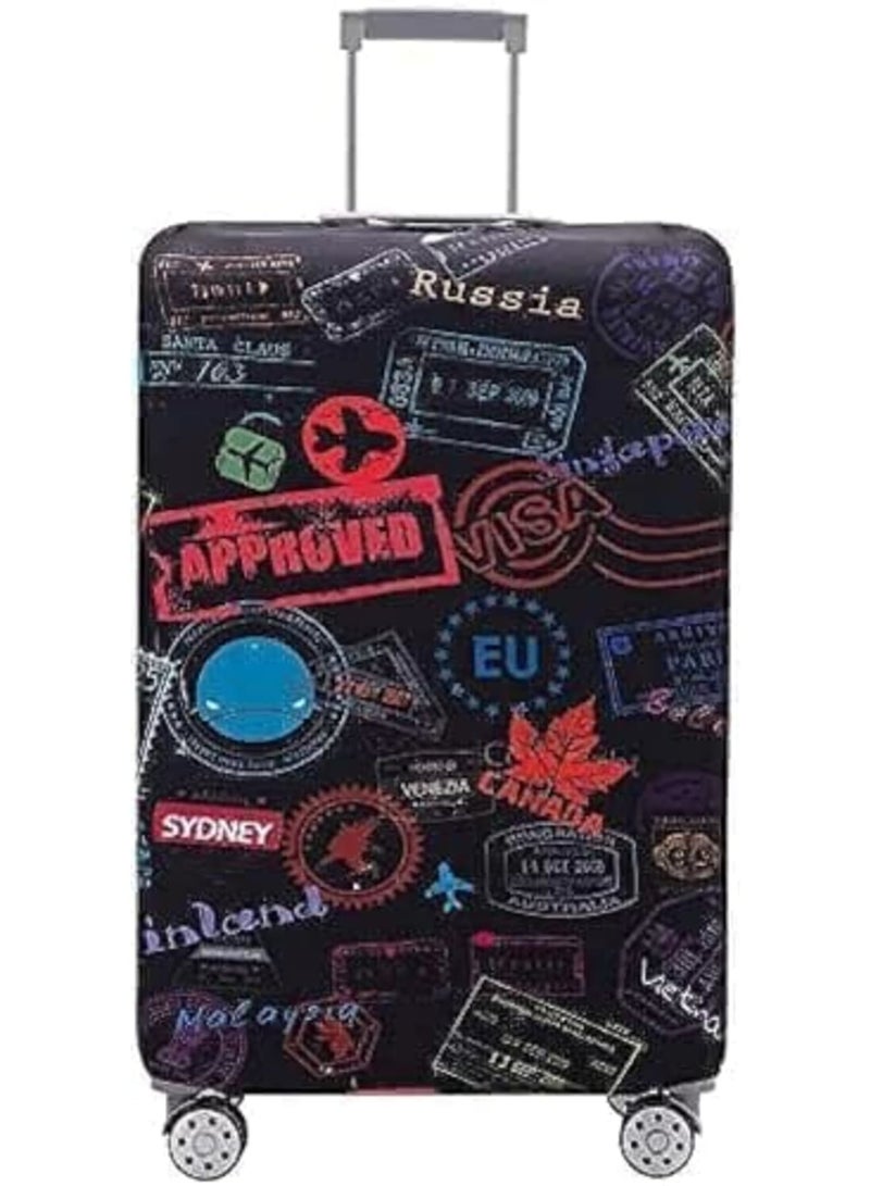 غطاء حقائب قابل للغسل واقي للحقائب مضاد للخدش يناسب حقائب 26-28 بوصة (L)