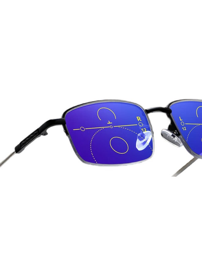 Lesca Lunetier Presbyopic Glasses Men'S Hd Ultra-Light Anti-Blue Light Progressive Bifocal Elderly Reading Glasses High-End Brand - Image 2