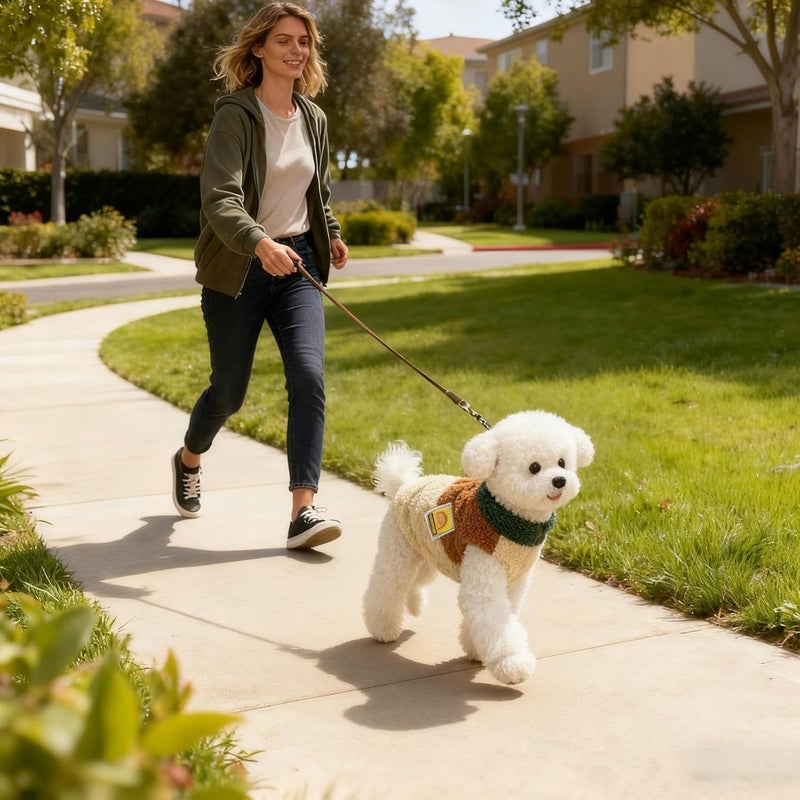 Dog Clothes | Cold Protection Machine Washable,Pet Clothing Dog Sweater,for Photography Party Festive Show Parade Family Gathering Fall Winter Walking Travel - Image 2