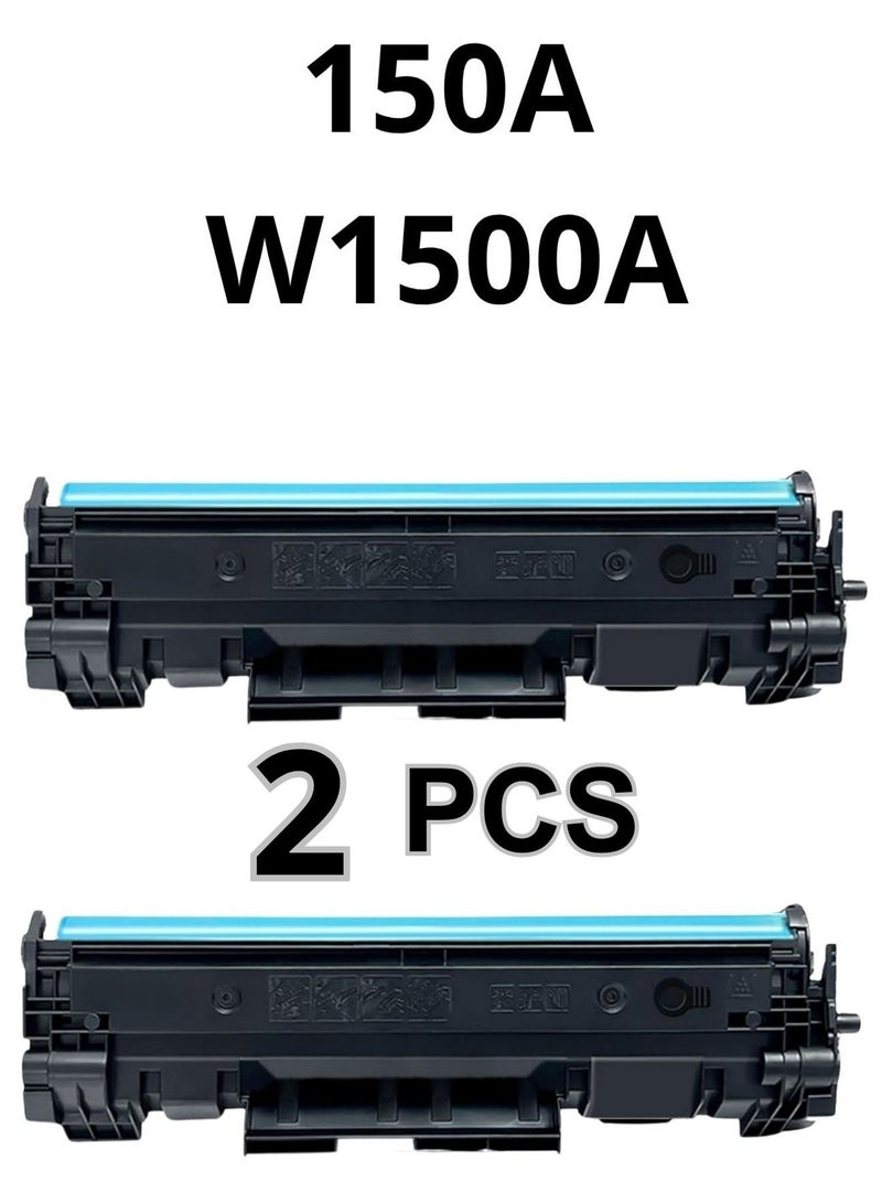 حبتين حبر طابعة W1500A (150A) متوافق مع طابعات اتش بي ليزر جيت M111 / MFP M141 - Image 1