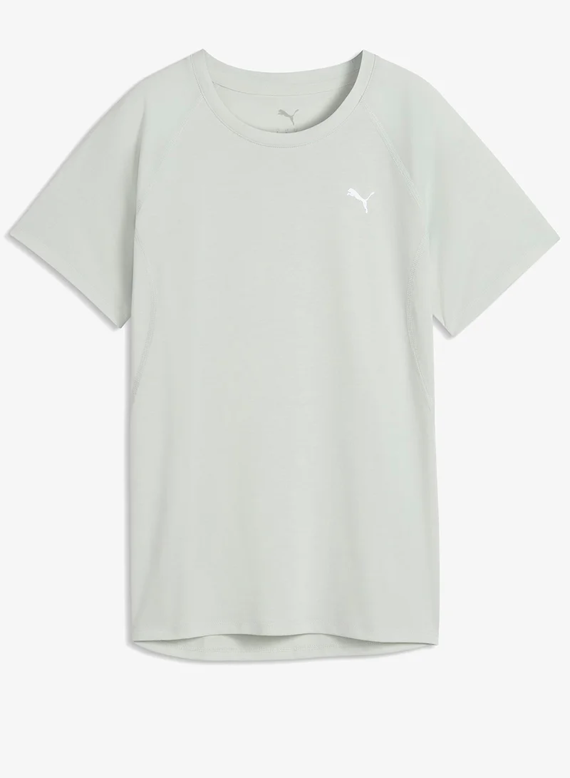 Puma Creme De Mint Run Velocity Tri-Blend T-Shirt for Women | Best Price UAE