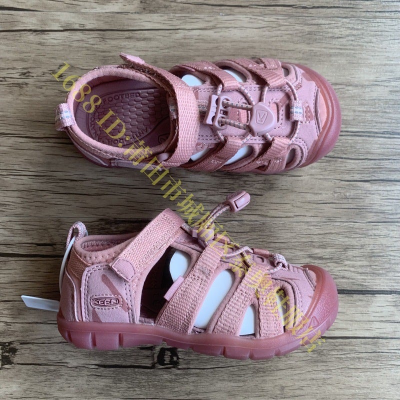 High Version Cohen Keen Children'S Shoes Lightweight Outdoor Sports Beach Sandals Boys And Girls Breathable Wading Shoes - Image 1